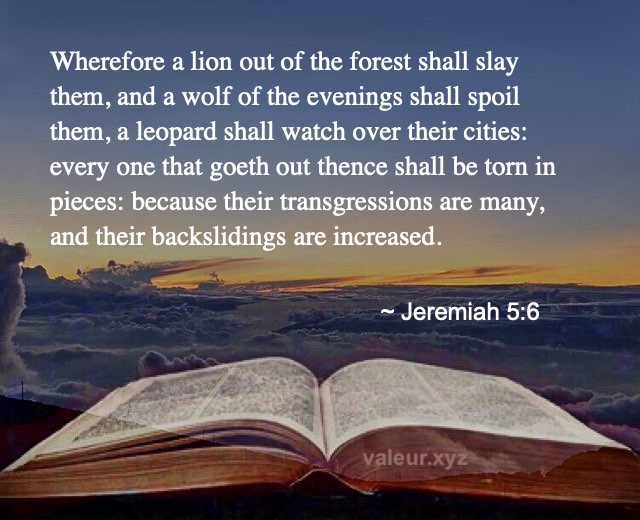 Jeremiah 5:6