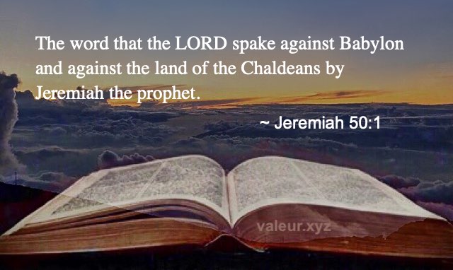 Jeremiah 50:1