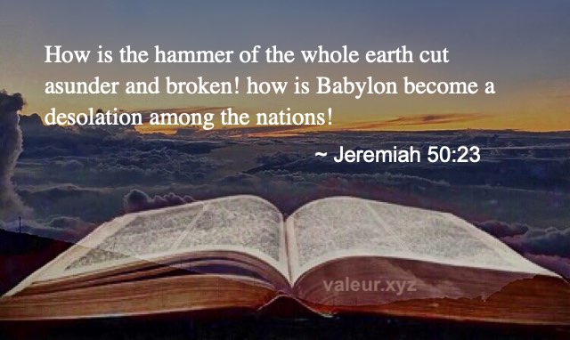 Jeremiah 50:23