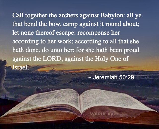 Jeremiah 50:29