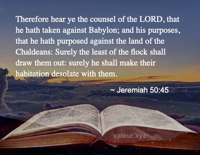 Jeremiah 50:45