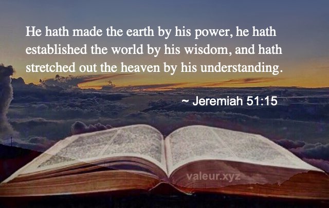 Jeremiah 51:15