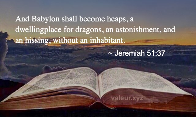 Jeremiah 51:37