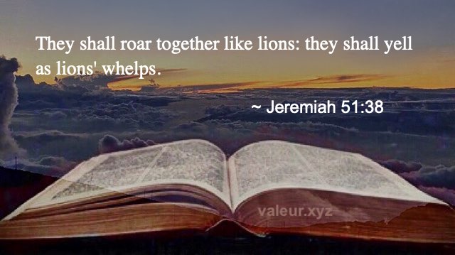 Jeremiah 51:38