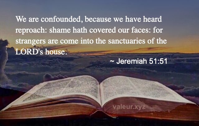 Jeremiah 51:51