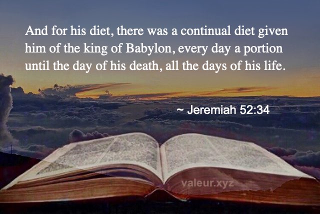 Jeremiah 52:34