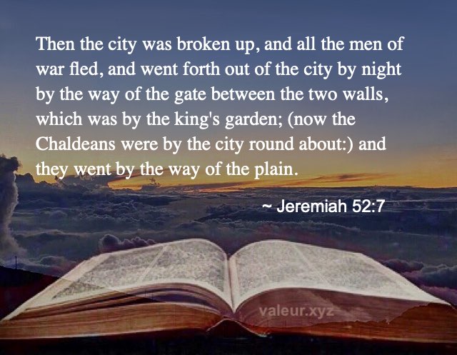 Jeremiah 52:7