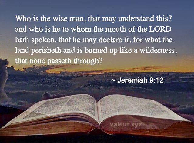 Jeremiah 9:12