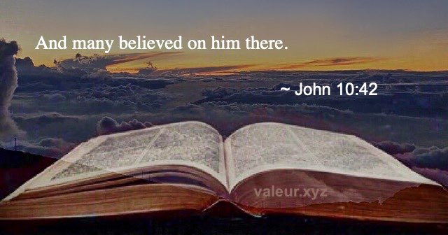 John 10:42