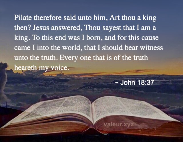 John 18:37