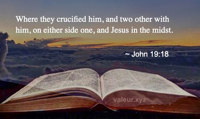 John 19:18 John 19:18