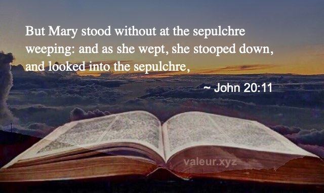 John 20:11 John 20:11