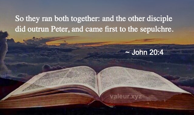 John 20:4 John 20:4