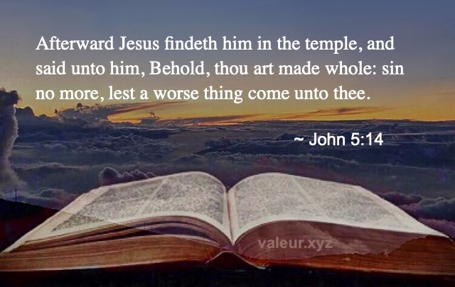 John 5:14 John 5:14