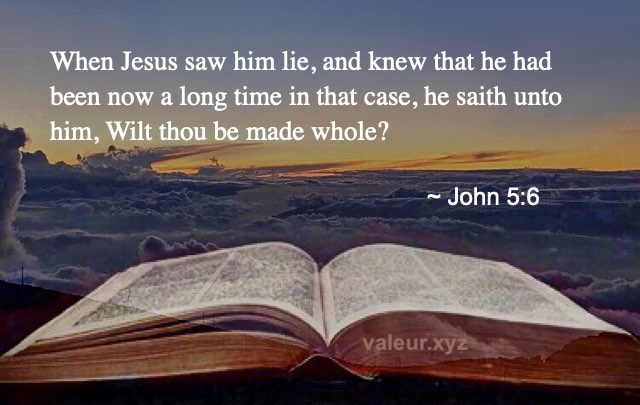 John 5:6 John 5:6