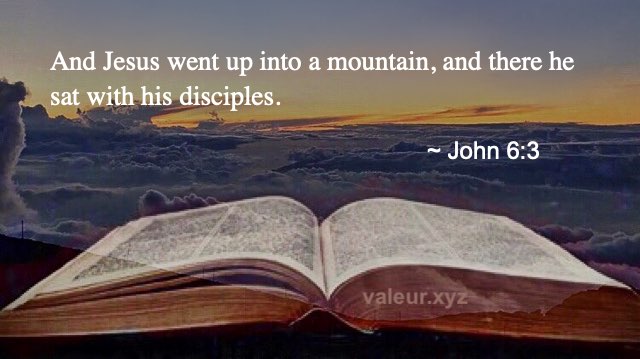 John 6:3 John 6:3
