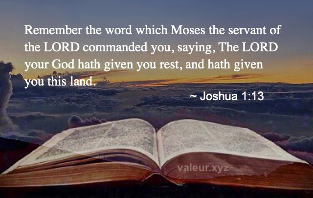 Joshua 1:13 Joshua 1:13