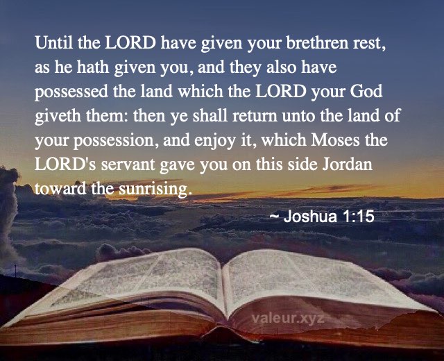 Joshua 1:15 Joshua 1:15