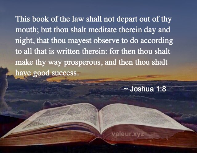 Joshua 1:8 Joshua 1:8