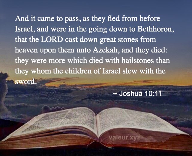 Joshua 10:11
