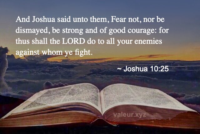 Joshua 10:25
