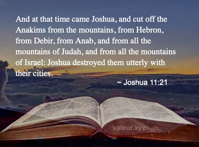 Joshua 11:21