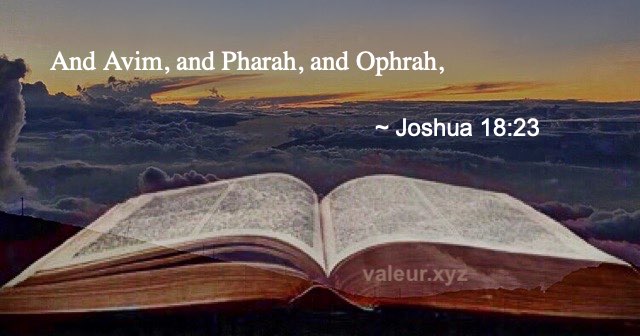 Joshua 18:23