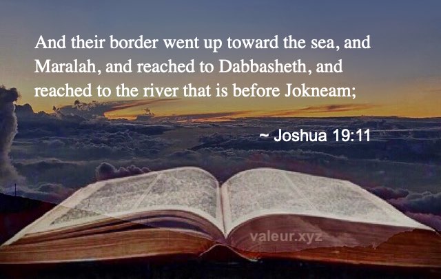Joshua 19:11