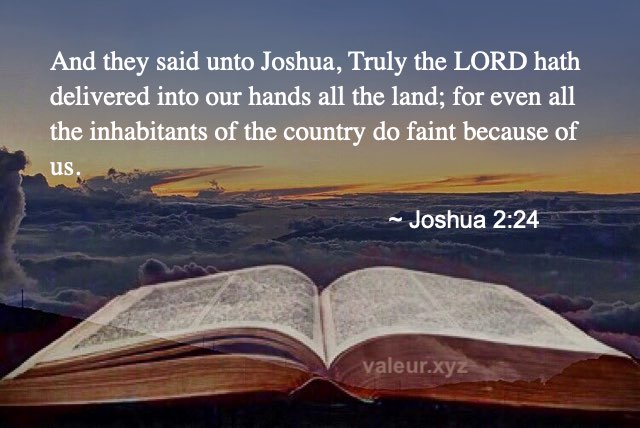 Joshua 2:24