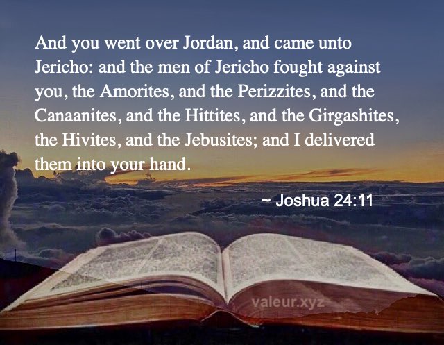 Joshua 24:11