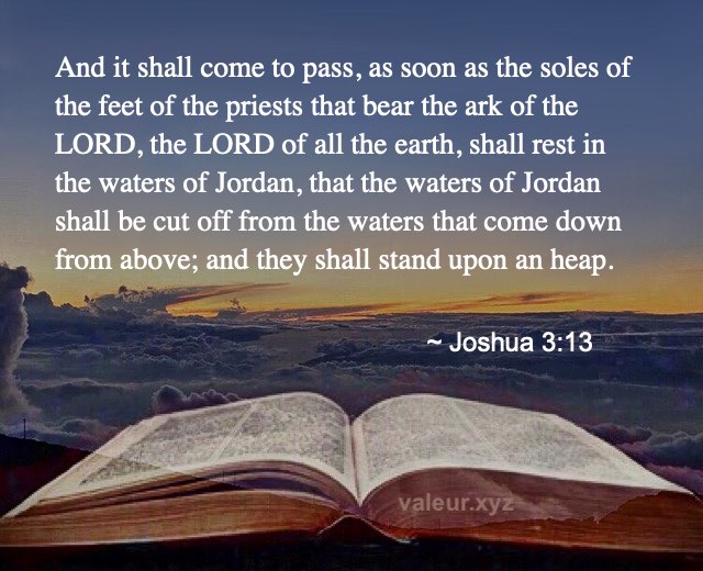 Joshua 3:13