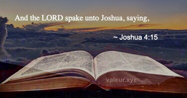 Joshua 4:15