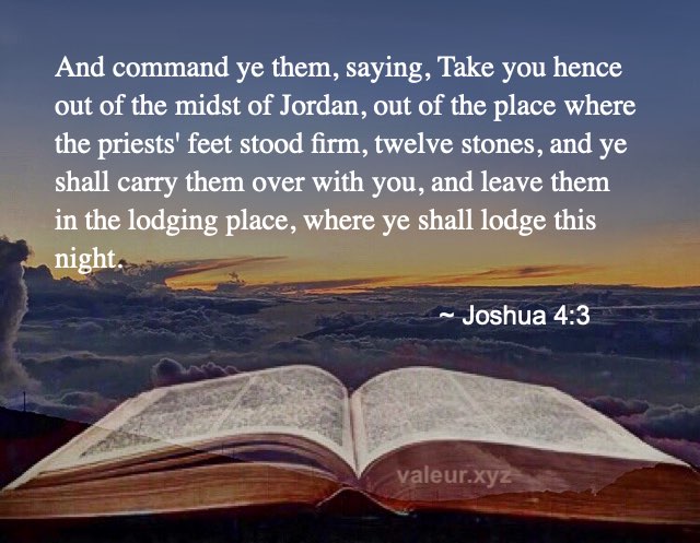 Joshua 4:3