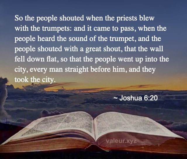 Joshua 6:20
