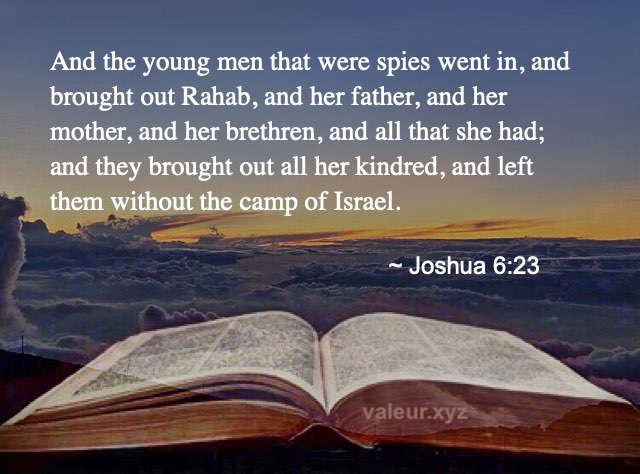 Joshua 6:23