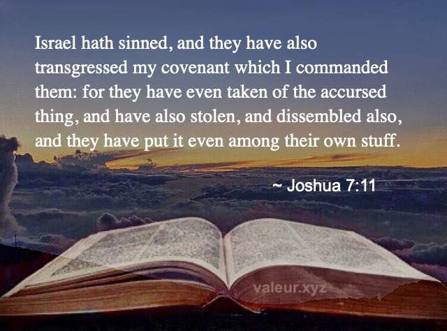 Joshua 7:11