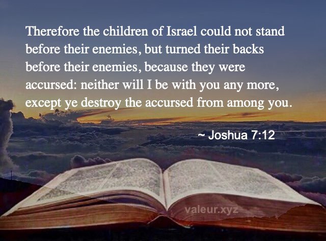 Joshua 7:12