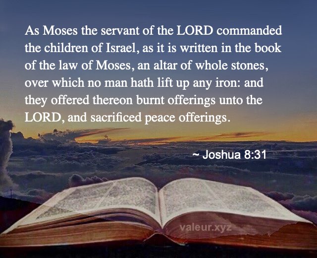 Joshua 8:31
