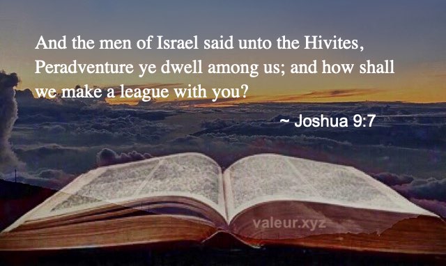 Joshua 9:7