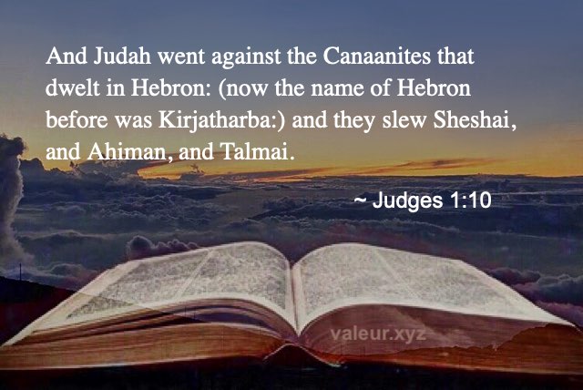 Judges 1:10