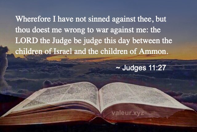 Judges 11:27