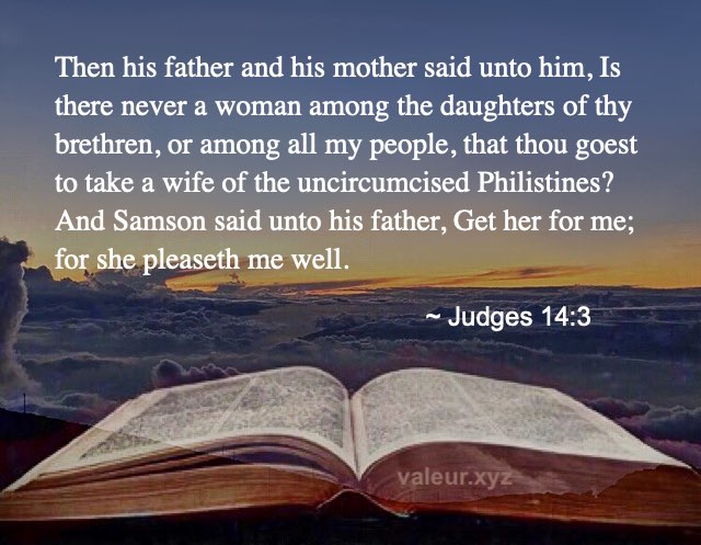 Judges 14:3
