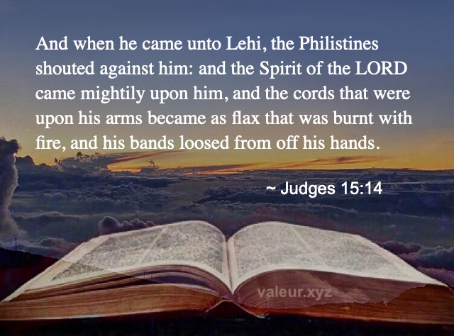 Judges 15:14