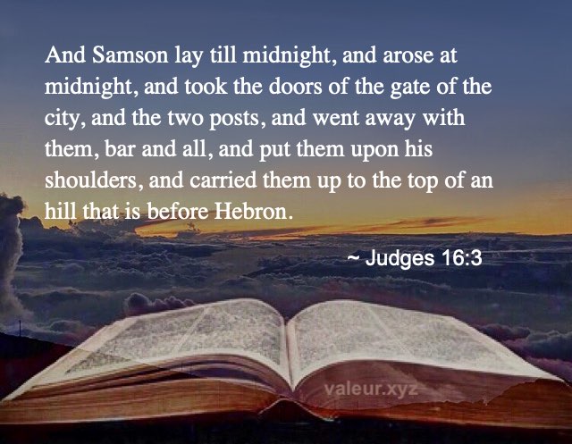 Judges 16:3
