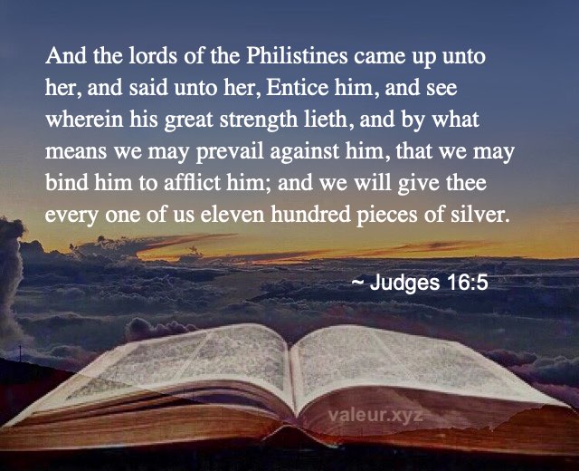 Judges 16:5