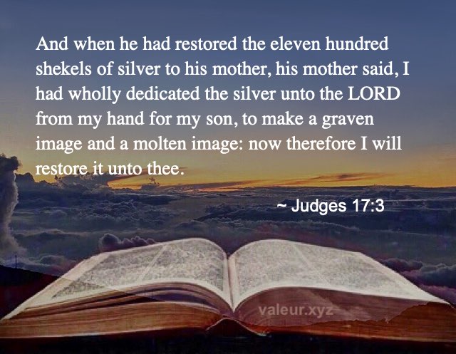 Judges 17:3