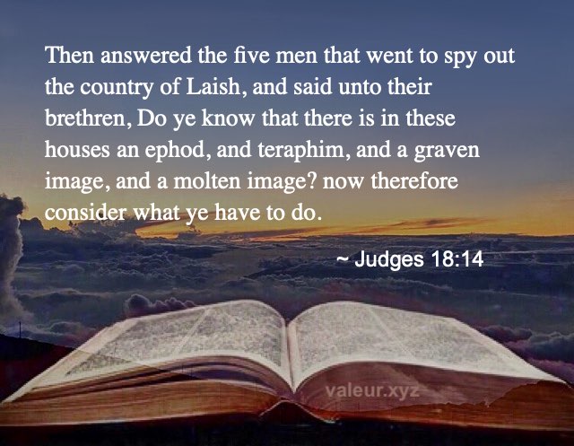 Judges 18:14