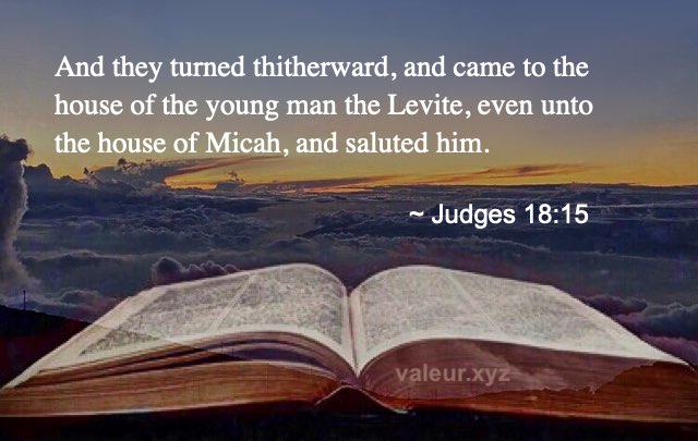 Judges 18:15