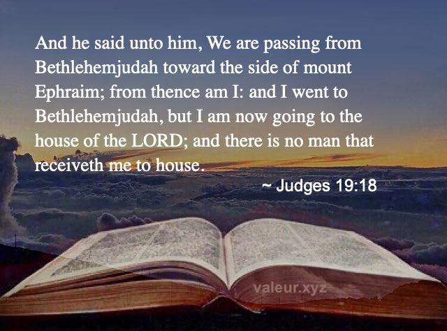 Judges 19:18