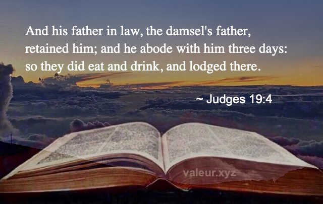 Judges 19:4